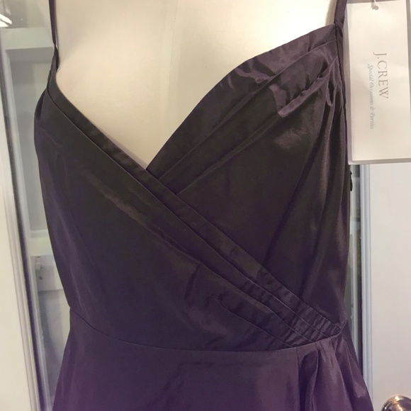 NWT stunning J Crew 100% Silk special Occasion dress - Picture 3 of 16